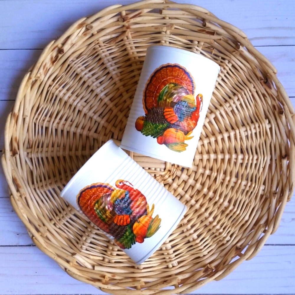 Handmade Thanksgiving Decor 2 pc